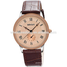 2016 leather simple elegant watches men military